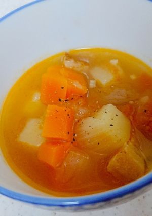 優しいお味☆簡単☆基本のミネストローネ-レシピのメイン写真