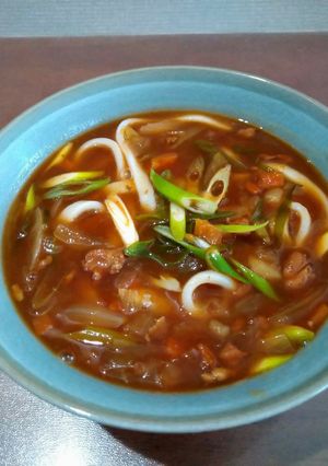 残りカレーからのカレーうどんのだし-レシピのメイン写真