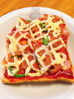 ケチャップで簡単ピザトースト-レシピのメイン写真