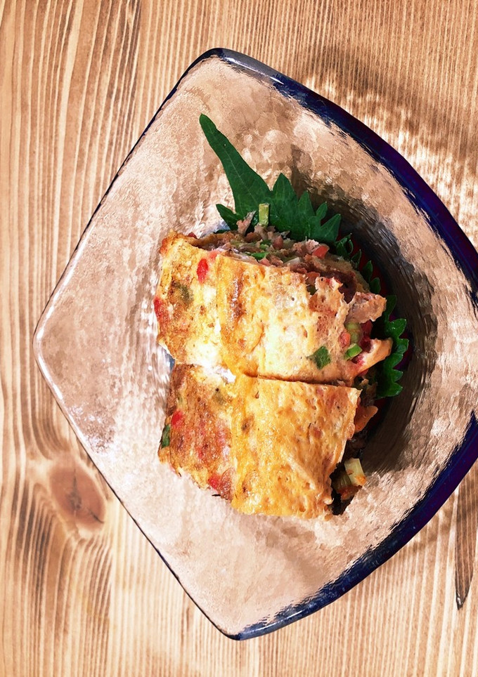 簡単！具だくさん厚焼き玉子-レシピのメイン写真