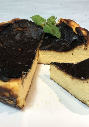 糖質制限⭐️バスク風チーズケーキ⭐️-レシピのメイン写真