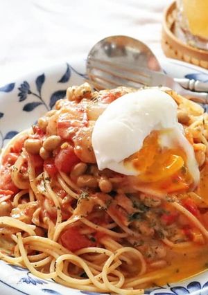 納豆クリームパスタ-レシピのメイン写真