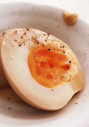 【ほったらかし】材料2つでおつまみ煮玉子-レシピのメイン写真