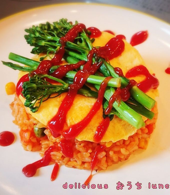 山口野菜はなっこりーのオムレツライス-レシピのメイン写真