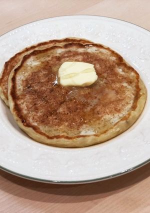ふわもち豆腐とバナナのパンケーキ-レシピのメイン写真