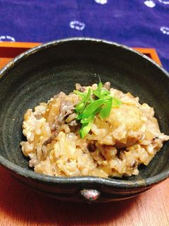 肉じゃがと残りご飯で♡和風リゾット-レシピのメイン写真