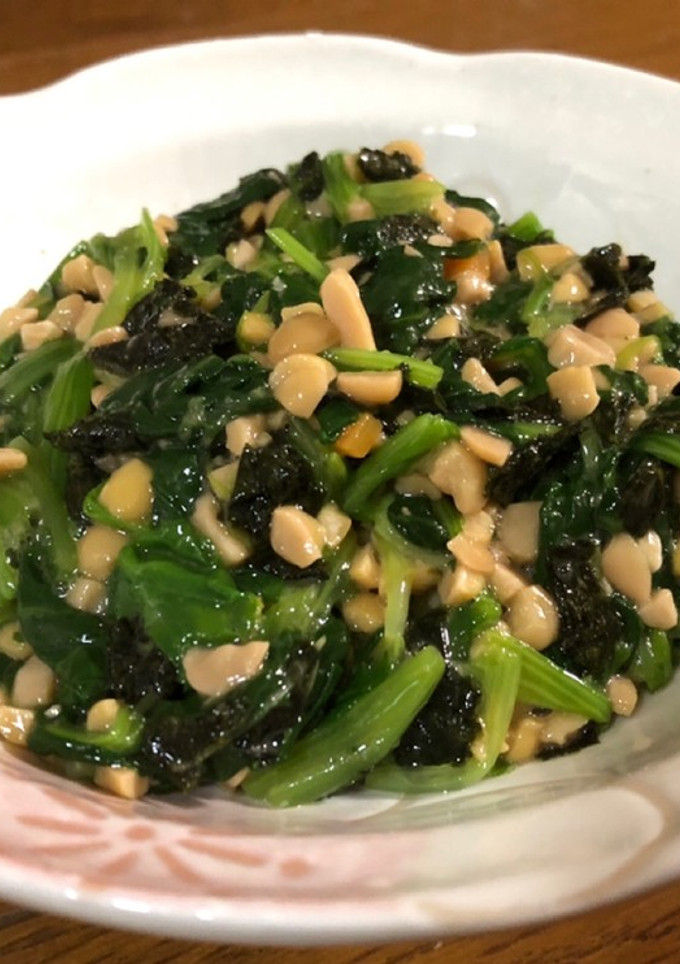 ほうれん草の納豆和え-レシピのメイン写真