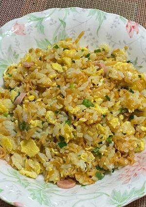 簡単！！チキンラーメンでソバ飯-レシピのメイン写真