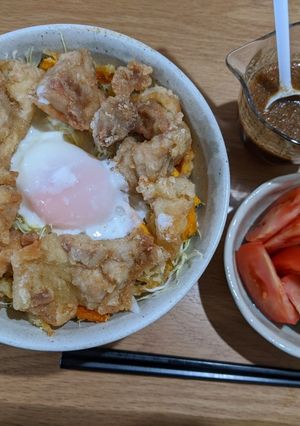 パパのための唐揚げ丼♡-レシピのメイン写真