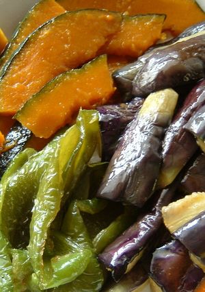 カレー風味☆夏野菜のあげびたし-レシピのメイン写真