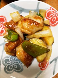 鶏肉と野菜の甘酢炒め-レシピのメイン写真