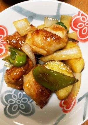 鶏肉と野菜の甘酢炒め-レシピのメイン写真
