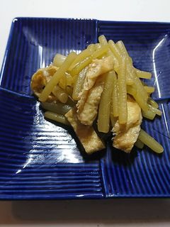フキと油揚げの炒め煮-レシピのメイン写真