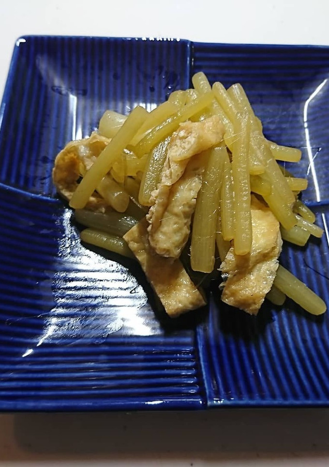 フキと油揚げの炒め煮-レシピのメイン写真