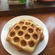 HMで作るサクフワのワッフル