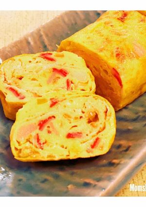カニ玉風卵焼き-レシピのメイン写真