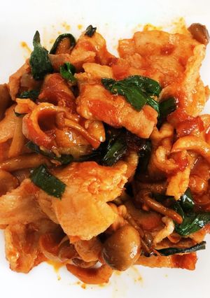 韓国人直伝☆チェユクポックム＊豚肉炒め-レシピのメイン写真