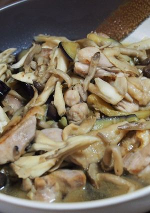 鶏肉ときのこのポン酢炒め-レシピのメイン写真