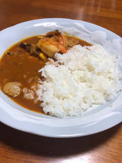 エビカレーライス-レシピのメイン写真