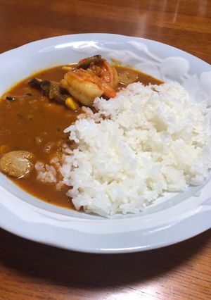エビカレーライス-レシピのメイン写真