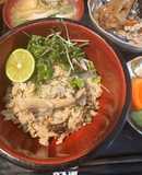 秋の松茸と太刀魚の炊き込みご飯