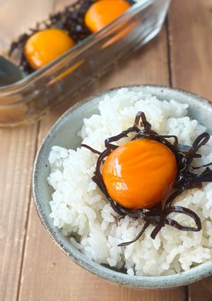 濃厚！卵黄の塩昆布漬け-レシピのメイン写真