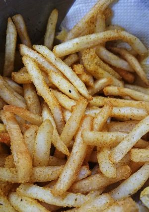 病みつき★カレーチーズ味のフライドポテト-レシピのメイン写真