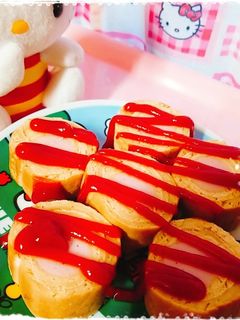 ♡卵焼き器で簡単アメリカンドッグ♡-レシピのメイン写真