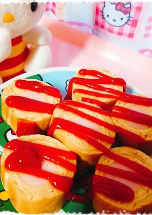 ♡卵焼き器で簡単アメリカンドッグ♡-レシピのメイン写真