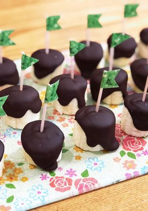 簡単♪チョコバナナ♪少量チョコでも出来る-レシピのメイン写真