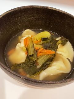 鳥餃子の和風ポン酢スープ-レシピのメイン写真