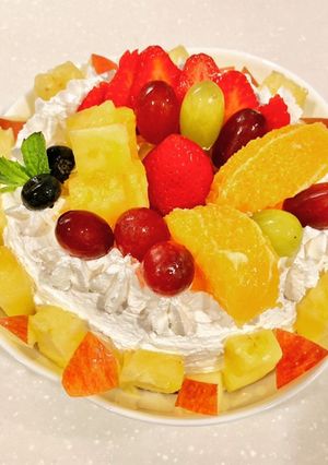 簡単フルーツケーキ(飾るだけ(^^;;)-レシピのメイン写真