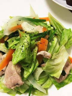 レンチン手間いらず☆野菜炒め-レシピのメイン写真