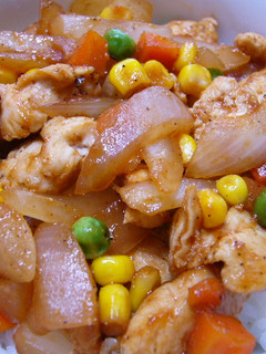 ランチに♪ササミの洋風丼-レシピのメイン写真