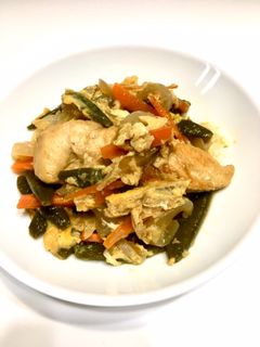 ササミで簡単節約玉子とじ-レシピのメイン写真