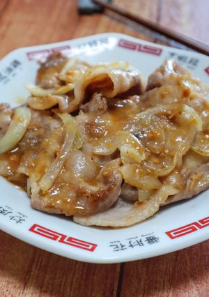 豚肉と玉ねぎの味噌にんにく炒め-レシピのメイン写真