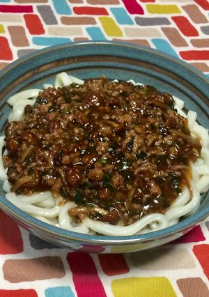 超簡単☆甘辛！トロうま♫なめこ絡みうどん-レシピのメイン写真