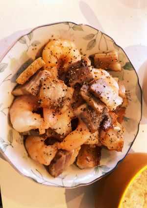 エビとベーコンの炒め物-レシピのメイン写真