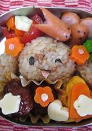 サンリオ モカちゃん キャラ弁-レシピのメイン写真