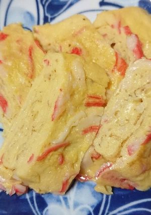 お財布に優しい♪カニかまだし巻き玉子-レシピのメイン写真