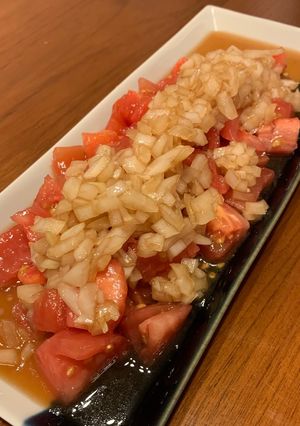 新玉ねぎドレッシングのトマトサラダ-レシピのメイン写真