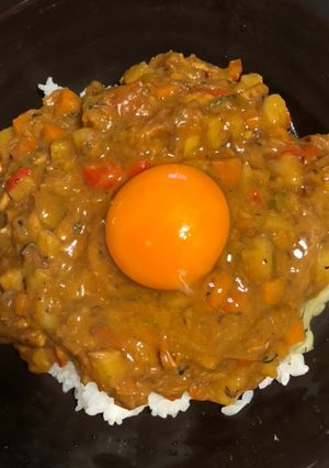 いわしの味噌煮を使ったキーマカレー-レシピのメイン写真