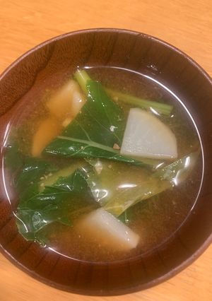 捨てるとこなし！我が家のカブのお味噌汁-レシピのメイン写真