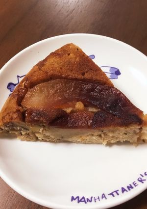 フライパンでリンゴ紅茶ケーキ-レシピのメイン写真