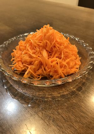 にんじん付け合わせ　にんじんサラダ-レシピのメイン写真