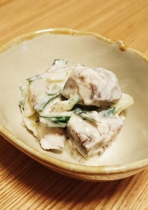 サバ缶のヨーグルトサラダ-レシピのメイン写真