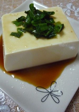 私の好きな豆腐の食べ方☆ガーリック冷奴-レシピのメイン写真