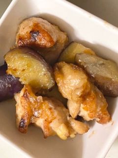 鶏とナスのしょうが炒め-レシピのメイン写真
