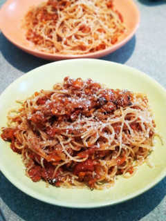 肉なし!大豆たんぱくのミートソース風-レシピのメイン写真