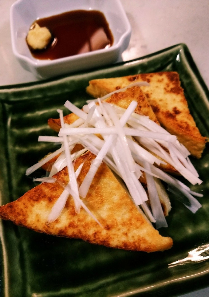 お酒のおつまみに♪厚揚げのバター焼き-レシピのメイン写真